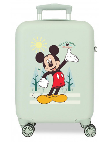 2071345 ABS SUITCASE 50CM 4W. MICKEY MOUNTAINS MINT